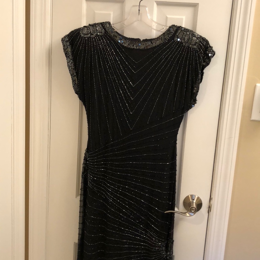 Vintage 80s beaded dress